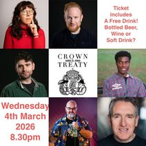 Comedy at The Crown and Treaty Uxbridge -Ticket Includes a FREE DRINK: Rory O'Hanlon and guests