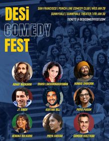 Desi Comedy Fest Fri Jan 30 9:15pm show poster