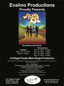 The Wizard of Oz show poster