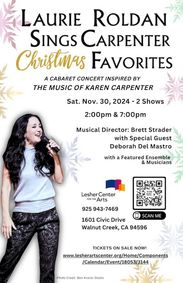 LAURIE ROLDAN SINGS CARPENTER CHRISTMAS FAVORITES show poster