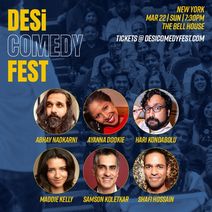 Desi Comedy Fest | NYC | Sun Mar 22 7:30pm