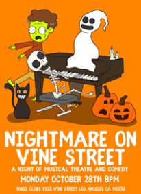 A NIghtmare on Vine Street show poster