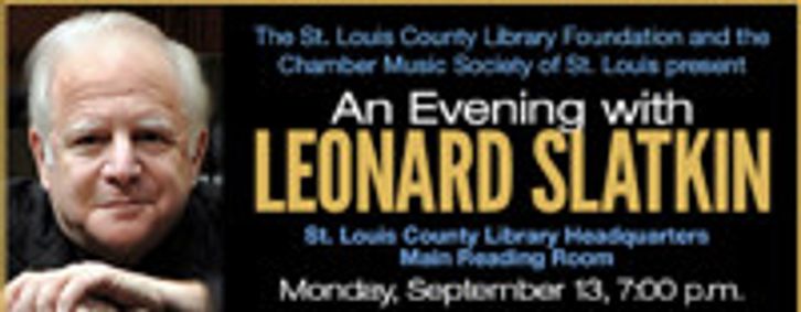 An Evening with Leonard Slatkin show poster