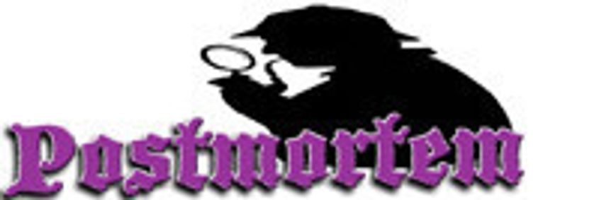 Postmortem show poster