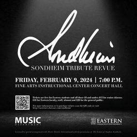 Sondheim Tribute Revue show poster