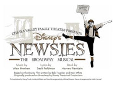 Newsies show poster