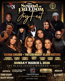 Sound of Freedom Joy Fest show poster