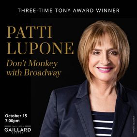 Patti LuPone show poster