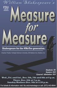 Measure for Measure show poster