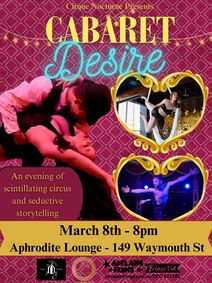 Cabaret Desire show poster