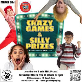 CRAZY GAMES & SILLY PRIZES FAMILY SHOW show poster