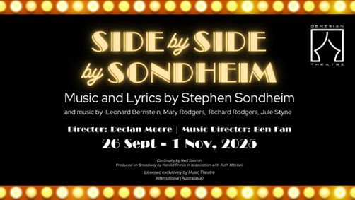 Side by Side by Sondheim show poster