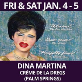 DINA MARTINA - CRÉME DE LA DREGS show poster