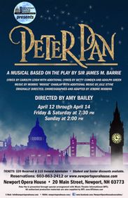 PETER PAN show poster