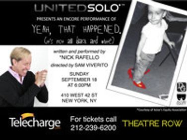 YEAH, THAT HAPPENED. show poster