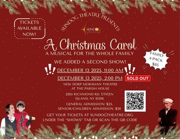 A Christmas Carol show poster
