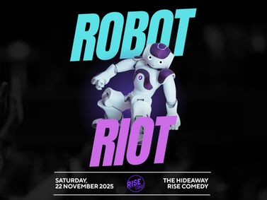 ROBOT RIOT: A Night of Bits and Bots show poster