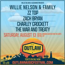 Outlaw Music Festival featuring Willie Nelson & Family, ZZ Top, Zach Bryan, Charley Crockett, and The War and Treaty