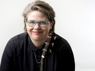 Katie Dahl with opening act Micah John at Harmony on the Green Coffeehouse show poster