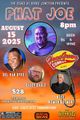 Stand Up Comedy Show! Friday August 15th, 8pm in Cameron Park CA. The Stage at Burke Junction in Palm Springs