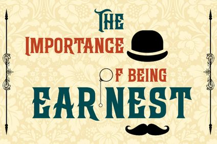 The Importance of Being Earnest show poster