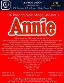 Annie show poster