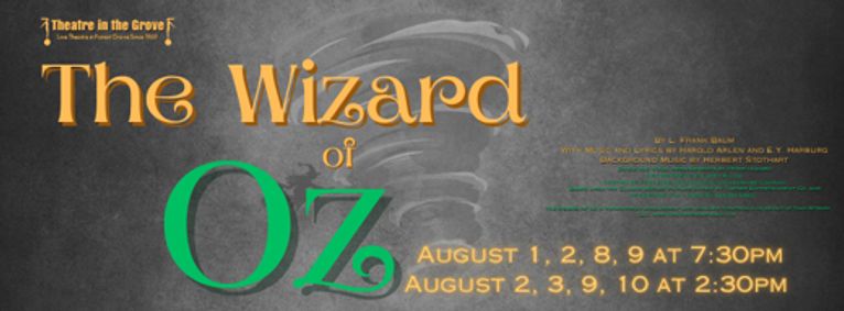 Wizard of Oz show poster