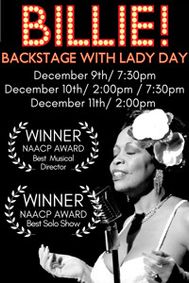 Billie! Backstage with Lady Day show poster