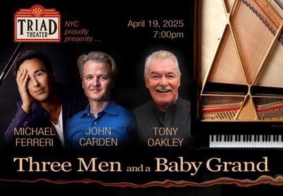 Three Men and a Baby Grand show poster