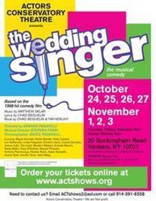 The Wedding Singer show poster