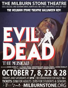EVIL DEAD THE MUSICAL show poster