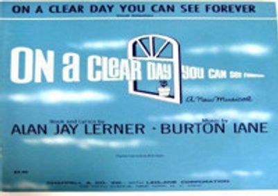 On A Clear Day You Can See Forever show poster