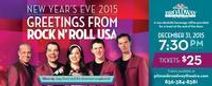 New Year's Eve Greetings from Rock And Roll USA