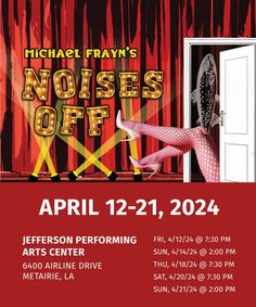 Noises Off show poster