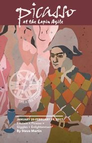 Picasso at the Lapin Agile show poster