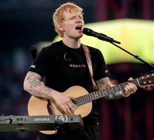 Ed Sheeran at AT&T Stadium show poster
