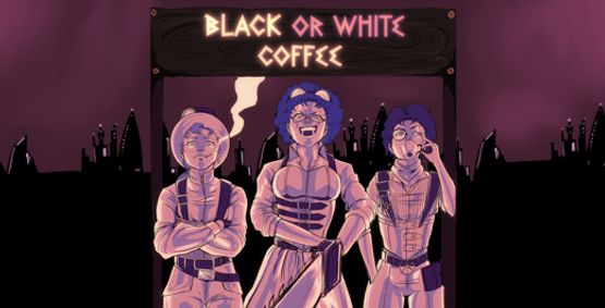 Black OR White Coffee show poster