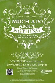 Much Ado About Nothing show poster
