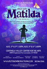 Matilda, The Musical! show poster