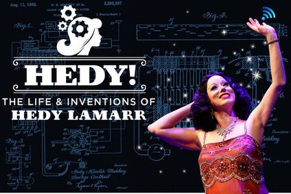 “Captivating!” HEDY! The Life & Inventions of Hedy Lamarr – a GeniusFEST event show poster