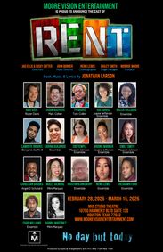 RENT The Musical show poster