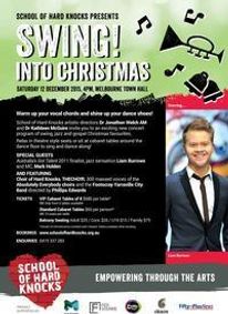 Swing! Into Christmas show poster