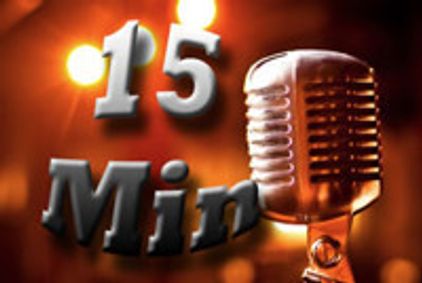 15 Minutes of Fame show poster