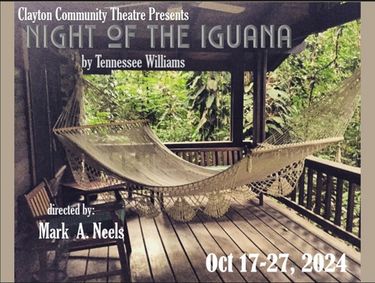 The Night of the Iguana, by Tennessee Williams show poster