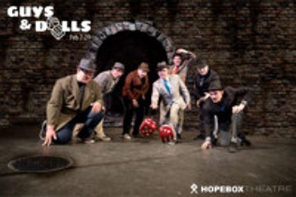 Guys and Dolls show poster