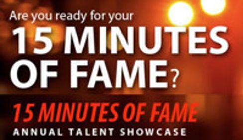 15 Minutes of Fame show poster