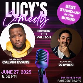 Lucy's Comedy show poster