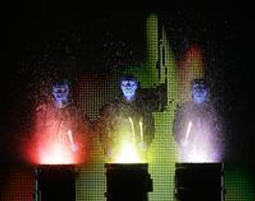 Blue Man Group show poster