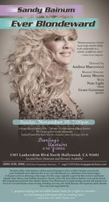 Ever Blondeward show poster