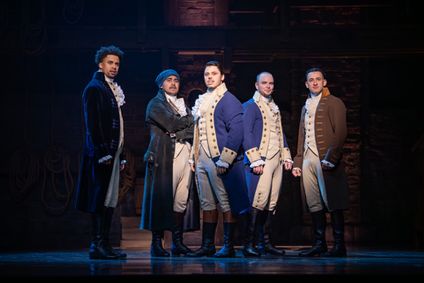 Hamilton show poster